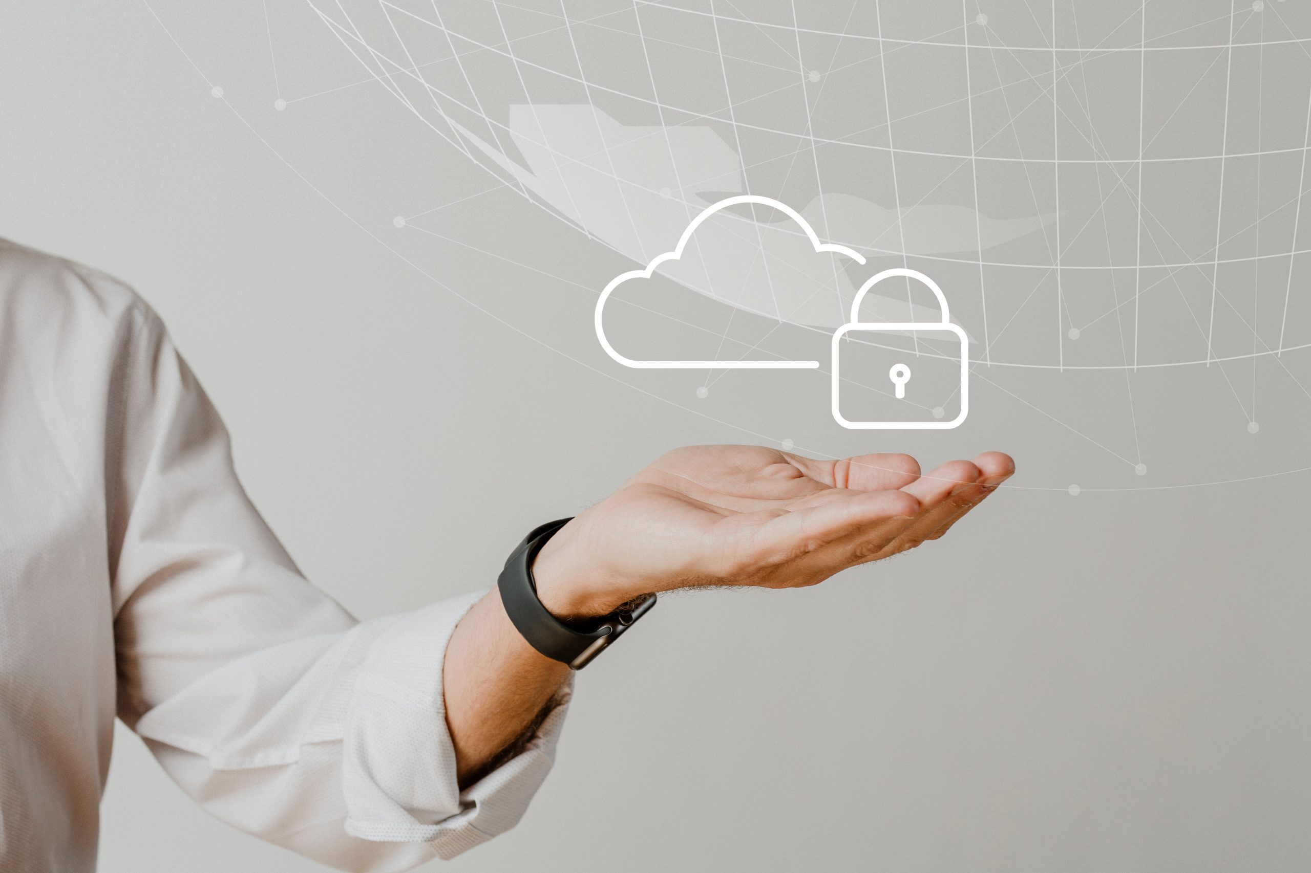 Hybrid cloud security architecture showing data protection, compliance controls, and network security across cloud and on-prem systems in the USA