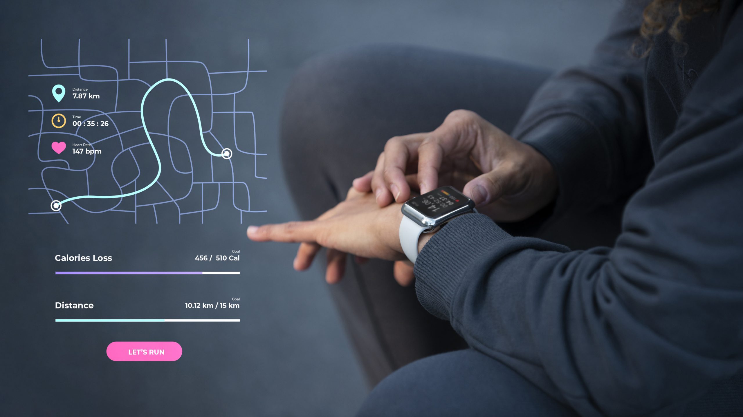 Wearable Technology USA dashboard showing smart wearable devices, healthcare monitoring, AI analytics, and connected digital experiences in 2026