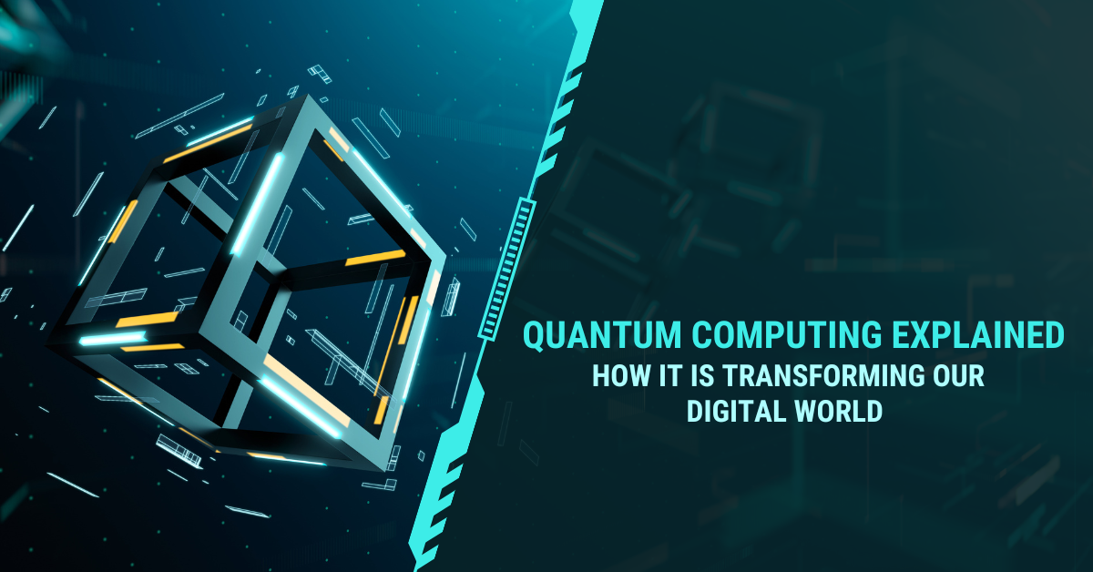 An image of a 3d cube representing quantum computing explained
