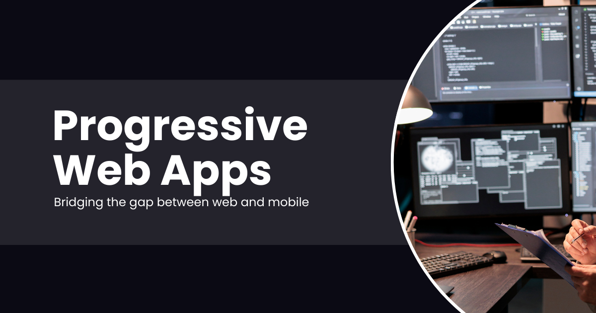 Progressive Web Apps architecture with service workers and manifest file