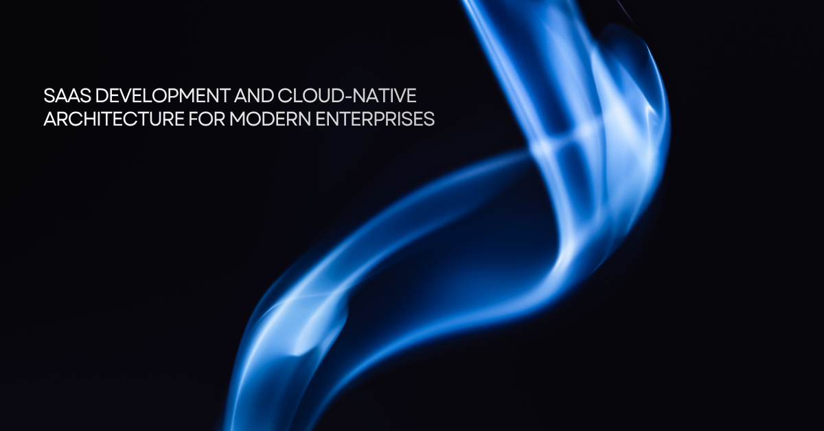Cloud-native architecture diagram for SaaS development